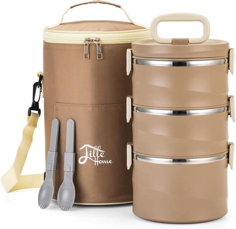 2 tier stainless steel lunch box|lille home stainless steel lunch box.